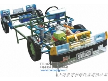 桑塔納2000型轎車（chē）透明整車（chē）教學模型