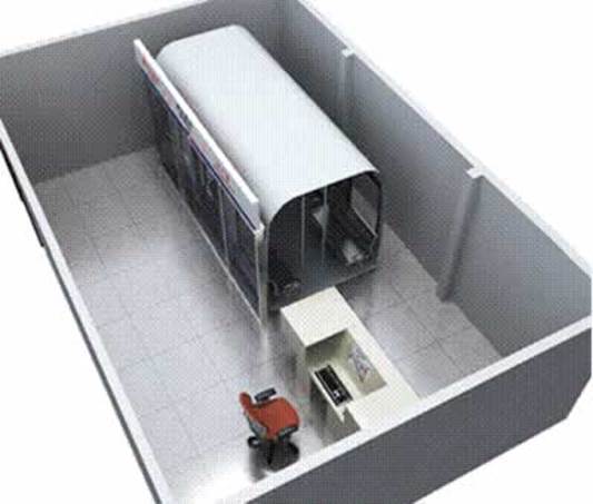 城市軌（guǐ）道交（jiāo）通站台模擬控製係統實訓設備