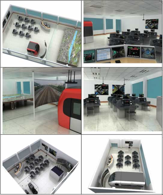 軌道交通列車模擬駕（jià）駛實訓室