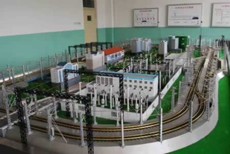 城市軌道交（jiāo）通牽引供電沙盤模型