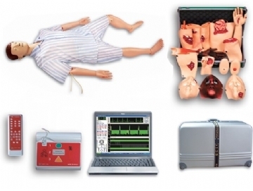 高級（jí）綜合急救護（hù）理訓練模擬人（AED、CPR、護理、創傷四合一）
