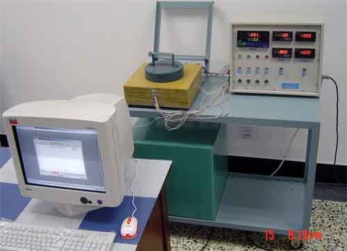 穩態（tài）平板法測定（dìng）絕熱材料導熱（rè）係數（shù）實驗台