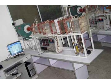 強迫對流空氣通過水換熱器換熱係數測試裝置