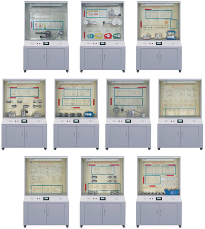 機械課程設計示教陳列櫃
