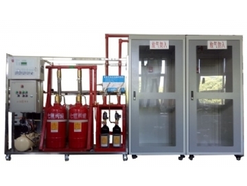 模擬氣體滅火係統實訓裝置