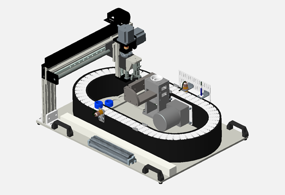 PLC電氣控製應用平台、電力拖動安裝平台