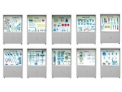 《鉗工工藝學》示教陳列櫃（guì）